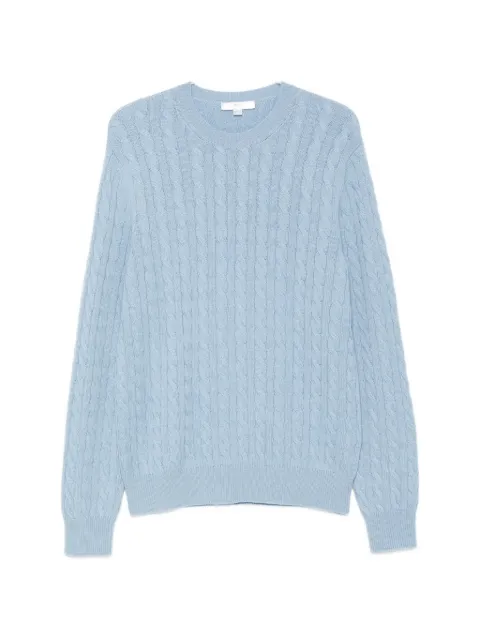 Malo cable-knit sweater Blue UXA400F1B02E3556