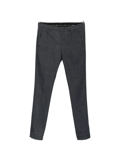 DONDUP Gaubert concealed-fastening trousers Blue UP235CS0194U002