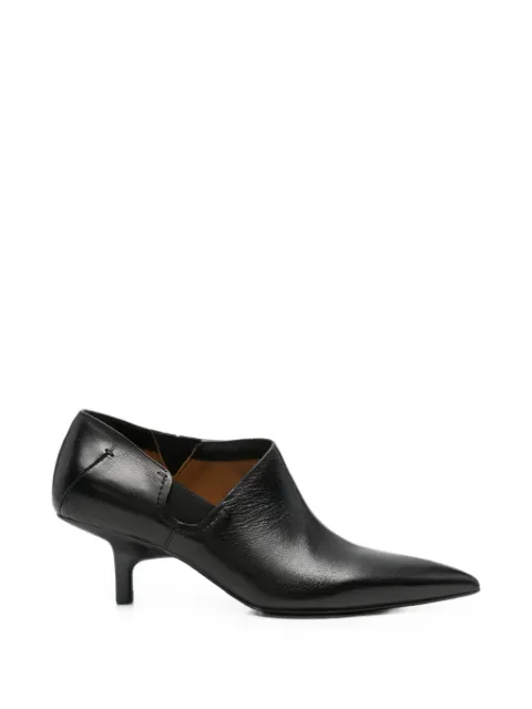 CAPASA MILANO pointed-toe kitten-heel pumps Black EC0015BUF