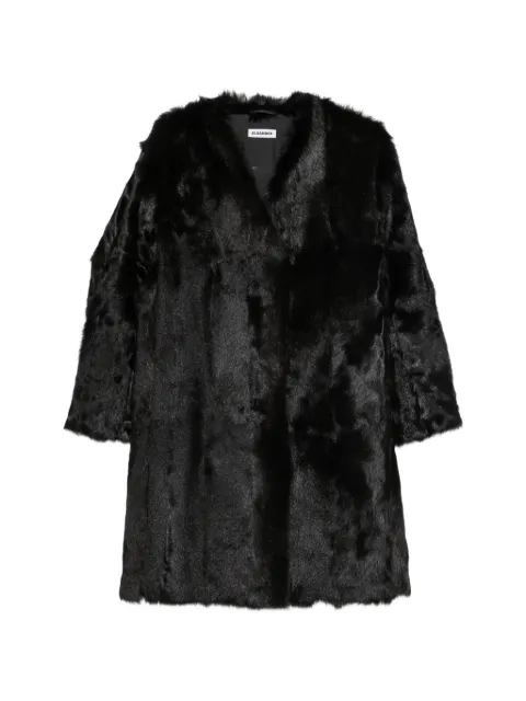 Jil Sander V-neck coat Black J02AA0204J07233