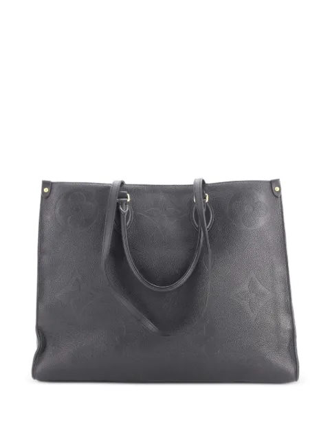 Louis Vuitton Pre-Owned OnTheGo Monogram Empreinte Giant GM tote bag Black LEQ1WX1LS54XZUG8