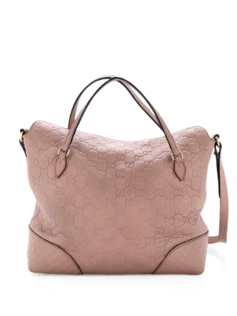 Gucci Pre-Owned Bree Convertible Top Handle Bag Guccissima Leather Medium tote bag Neutrals 3T2L7DKOXOTN1MB4
