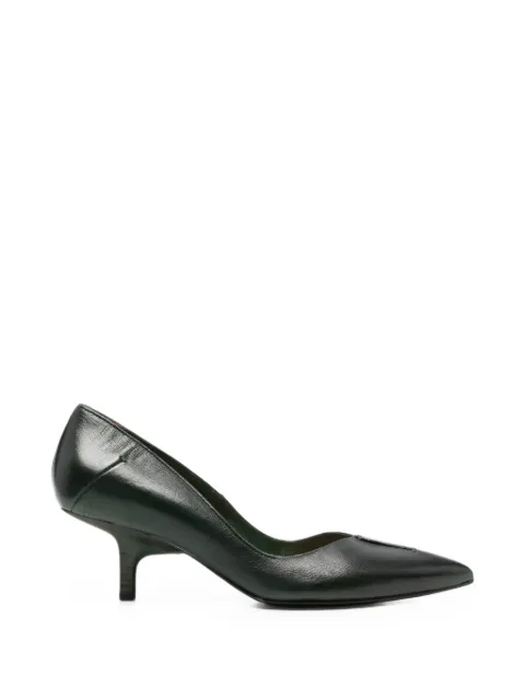 CAPASA MILANO pointed-toe pumps Green EC0013BUF