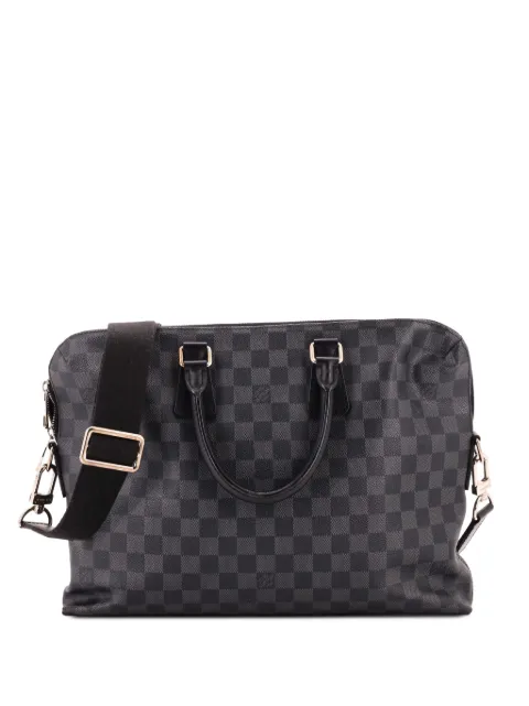 Louis Vuitton Pre-Owned Porte-Documents Jour Bag Damier Graphite business bag Black 8UFESTL6056Q3SJU