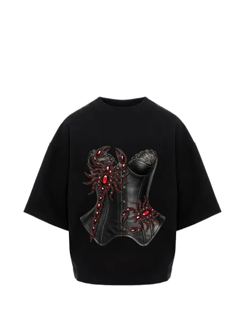 HAMZA scorpion-print T-shirt Black SCORPIONTSHIRT