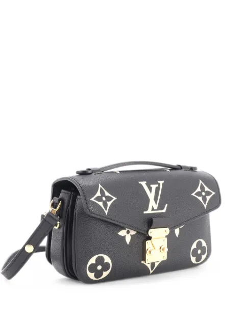 Louis Vuitton Pre-Owned Pochette Metis Bicolor Monogram Empreinte Giant East West shoulder bag Black 1L8PWQ2F81PY0RE8
