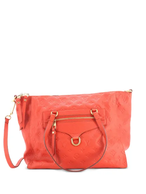 Louis Vuitton Pre-Owned Lumineuse Handbag Monogram Empreinte Leather PM tote bag Red 181L8684LP1ETHS2