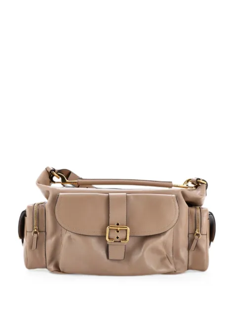 Chloé Pre-Owned Camera Leather Large shoulder bag Neutrals JHEH63PSBDNGBWJJ