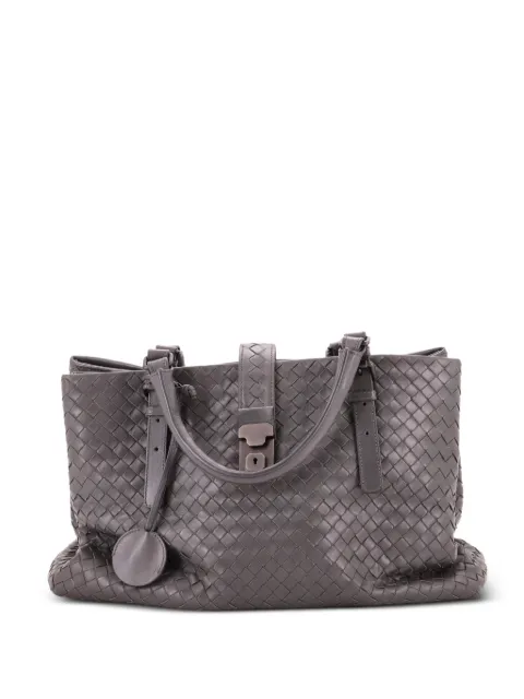 Bottega Veneta Pre-Owned Roma Bag Intrecciato Nappa Medium tote bag Metallic J426S1VVC5JFIXAW