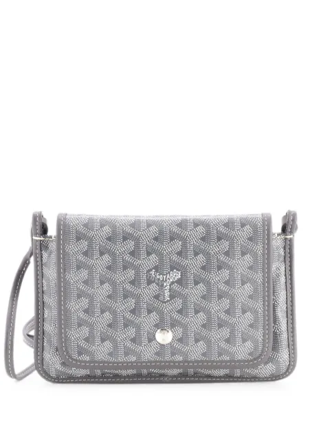 Goyard Pre-Owned Plumet Clutch Wallet Coated Canvas crossbody bag Grey COJ0ZAQ5Z3UJCJLK
