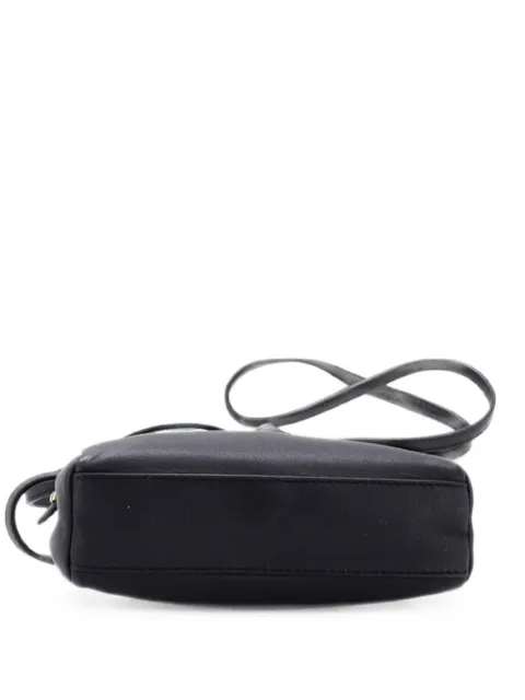Fendi Pre-Owned Peekaboo Bag Leather Micro crossbody bag Black 64Z3VS90HDPIZ3HU