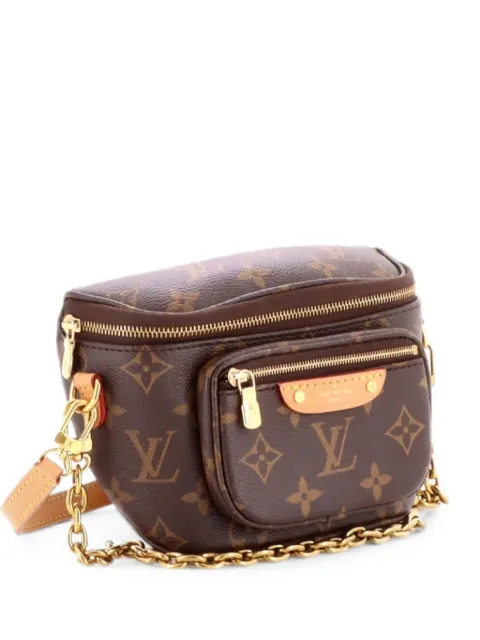 Louis Vuitton Pre-Owned Bum Bag Monogram Canvas Mini belt bag Brown 0E79XPAGBTMT6PMY