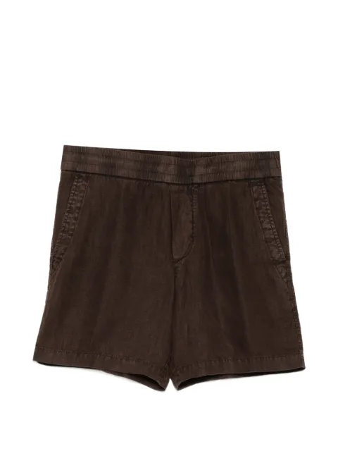 James Perse lightweight linen shorts Brown MKOH4324