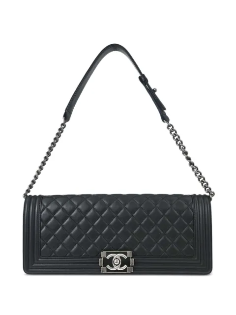 CHANEL Pre-Owned 2014 Boy Flap shoulder bag Black 179319