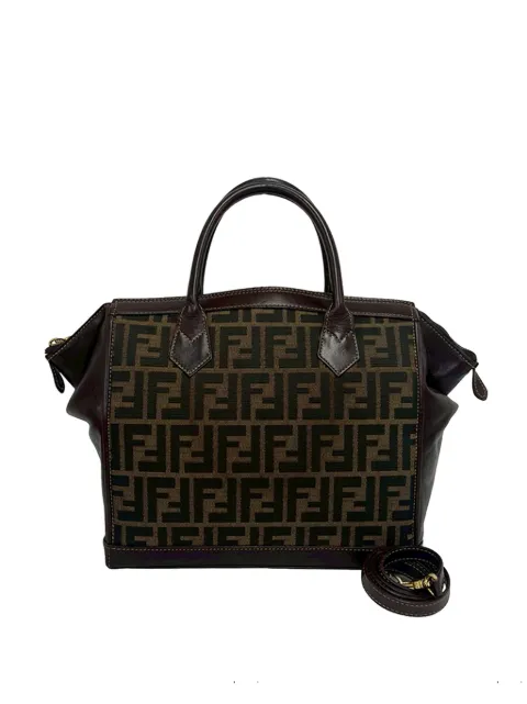 Fendi Pre-Owned 1990-2000 Zucca Canvas satchel Brown RHJV38KZ9KVVWPG0