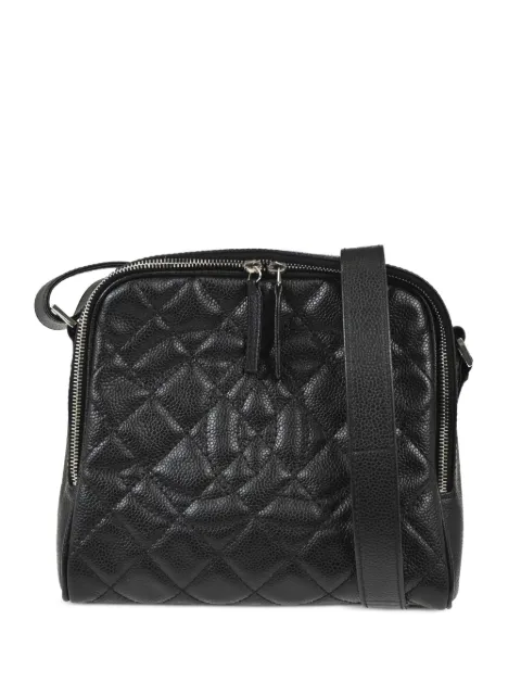 CHANEL Pre-Owned 2008 quilted shoulder bag Black KQ01482