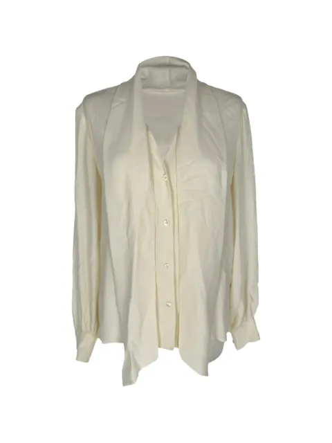 Celine Pre-Owned cowl-neck blouse Neutrals RFCPUGBCL766622W