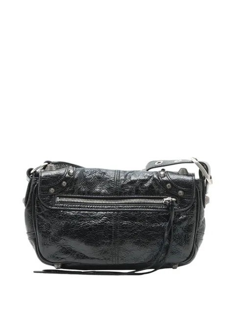 Balenciaga Pre-Owned 2001-2008 XS Lambskin Motocross Le Cagole Flap crossbody bag Black EUWD5WP918SW2XVP