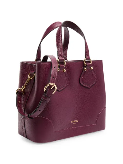 Lancel small Neo Izy grained-leather tote bag Purple A1213326TU