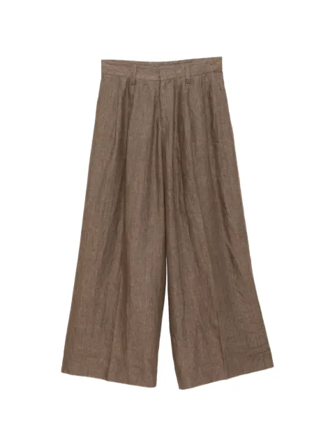 ERL wide-leg tailored trousers Brown ERL12P105