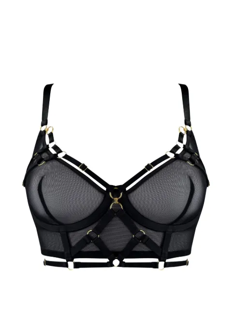 Bordelle Zenna bodice bra Black ZENNAHARNESSBODICEBRA