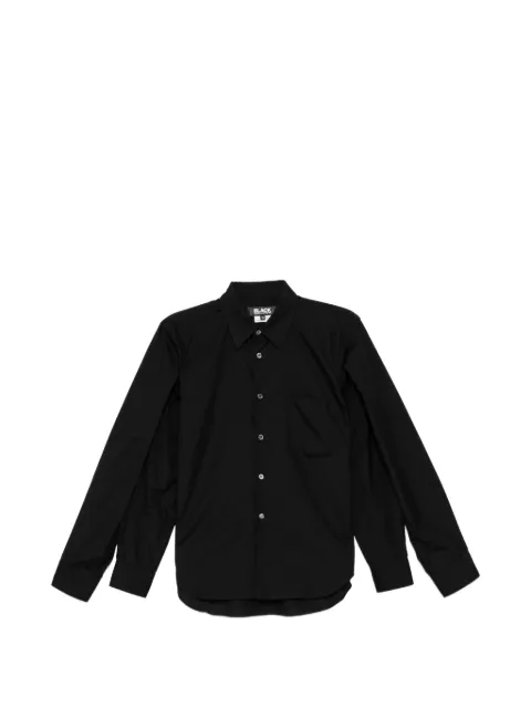 Black Comme Des Garçons chest pocket shirt Black 1QB011052