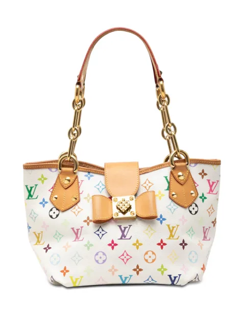 Louis Vuitton Pre-Owned 2010 Monogram Multicolore Annie MM tote bag White NP1A82NJSJGL1KUS