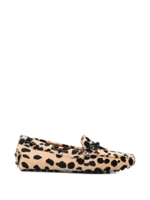 Tod's animalier Gommino loafers Brown XXW22L050VKI