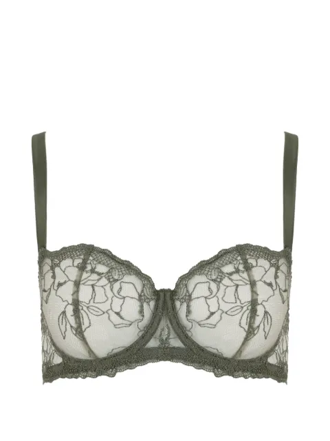 Fleur Of England Iona lace bra Green IONABALCONYBRA