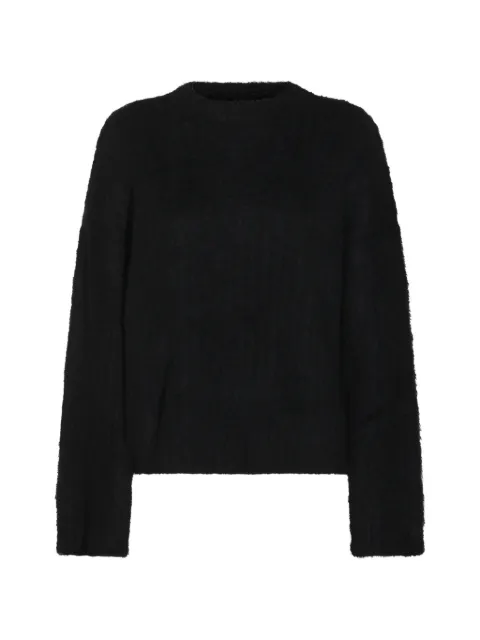 Uma Wang brushed crew-neck sweater Black UK7162