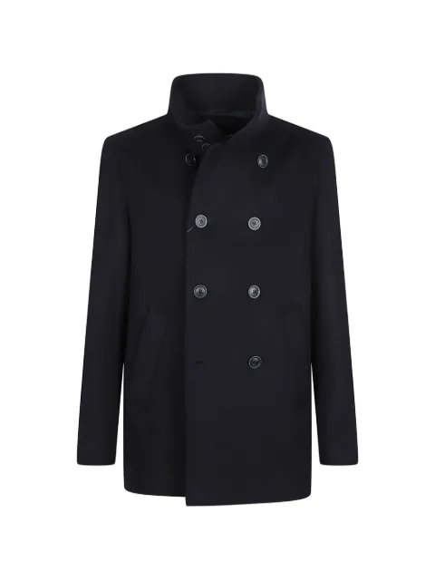 Herno high-neck double-breasted coat Blue PE00055U33512R