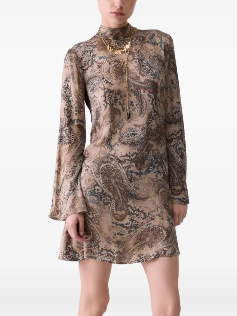 LIU JO printed satin mini Dress Neutrals WF6422TS061