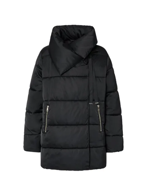 LIU JO oversized padded jacket in shiny nylon Black WF6062T682A22222