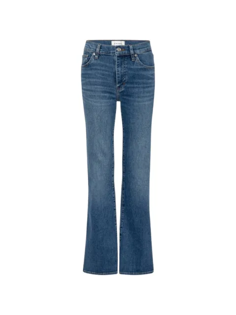 FRAME faded-effect flared-leg jeans Blue 3002814PRVN