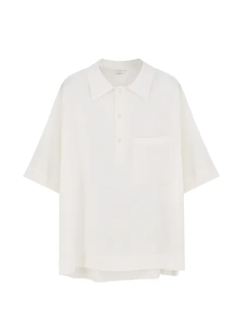 Hevo short-sleeve patch-pocket polo shirt White MONTURSISCL7070601