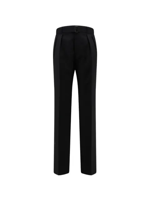 Tagliatore belted double-pleated tailored trousers Black PNEVIL24TGT120175