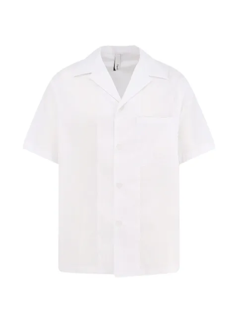 Hevo short-sleeve bowling-collar shirt White NOVOLICL7040601