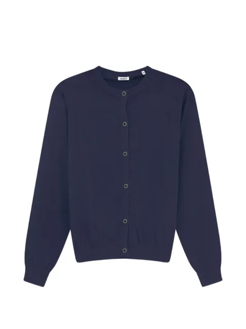 ASPESI button-up crew-neck cardigan Blue 3223337101098