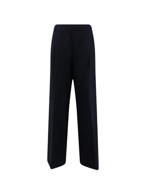 Semicouture high-waisted straight-leg trousers Blue Y6WI41K68