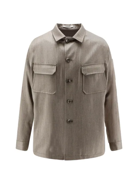 Tagliatore Calvin flap-pocket jacket Brown GCALVIN060107M3018