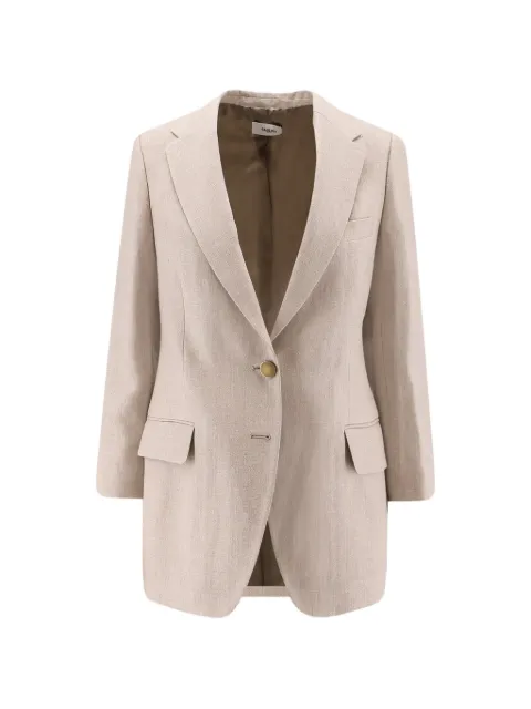 SAULINA Antonia single-breasted blazer Neutrals ANTONIA