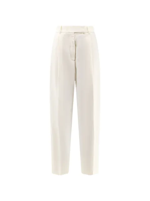 Róhe pleated tailored trousers White 82030683112