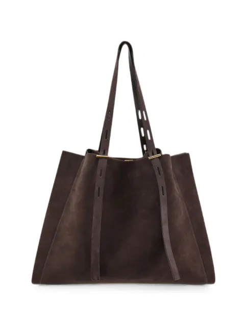 MINOBOSSI Paula Suede large shoulder bag Brown PRPAULASUEDEC701