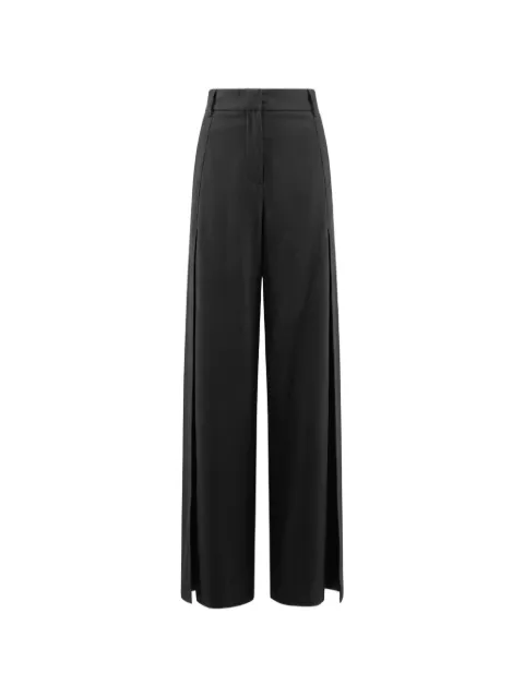 Semicouture Laila side-slit trousers Black Y6WI35Y69