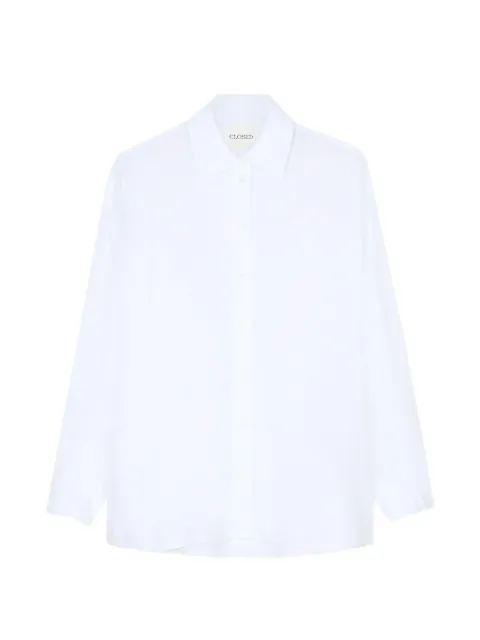 Closed pointed-collar shirt White C9461925C22200