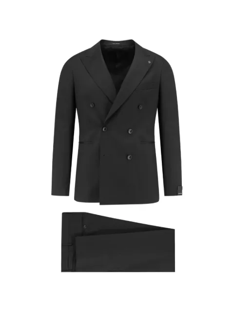 Tagliatore double-breasted suit Black 2FBR20A0101060001N5012