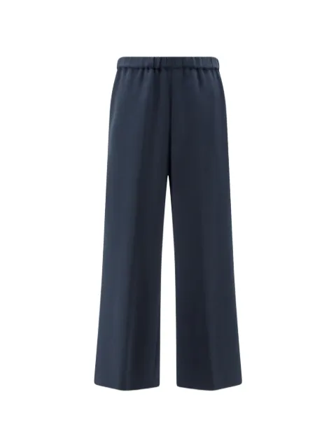 ASPESI elasticated-waistband palazzo pants Blue 0128P001010