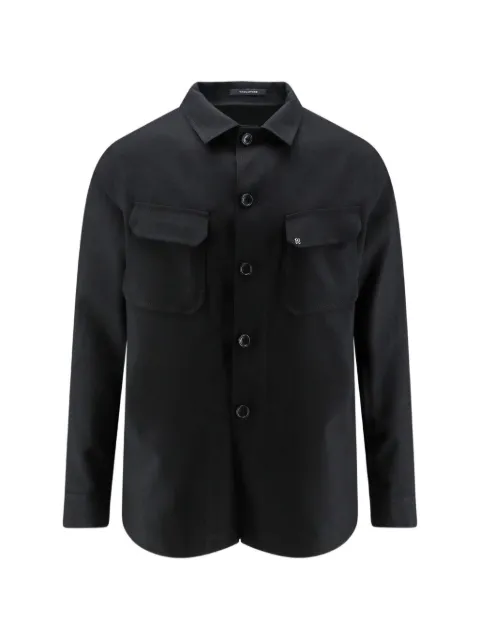 Tagliatore button-front overshirt Black GCALVIN120175N3058
