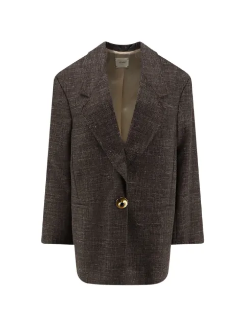 Alysi single-breasted blazer Brown 166806A6033SI