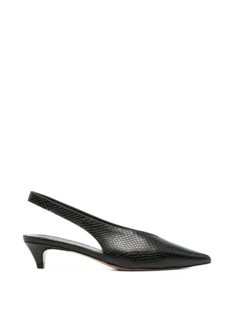 TWINSET pointed-toe slingback pumps Black 262TCP150